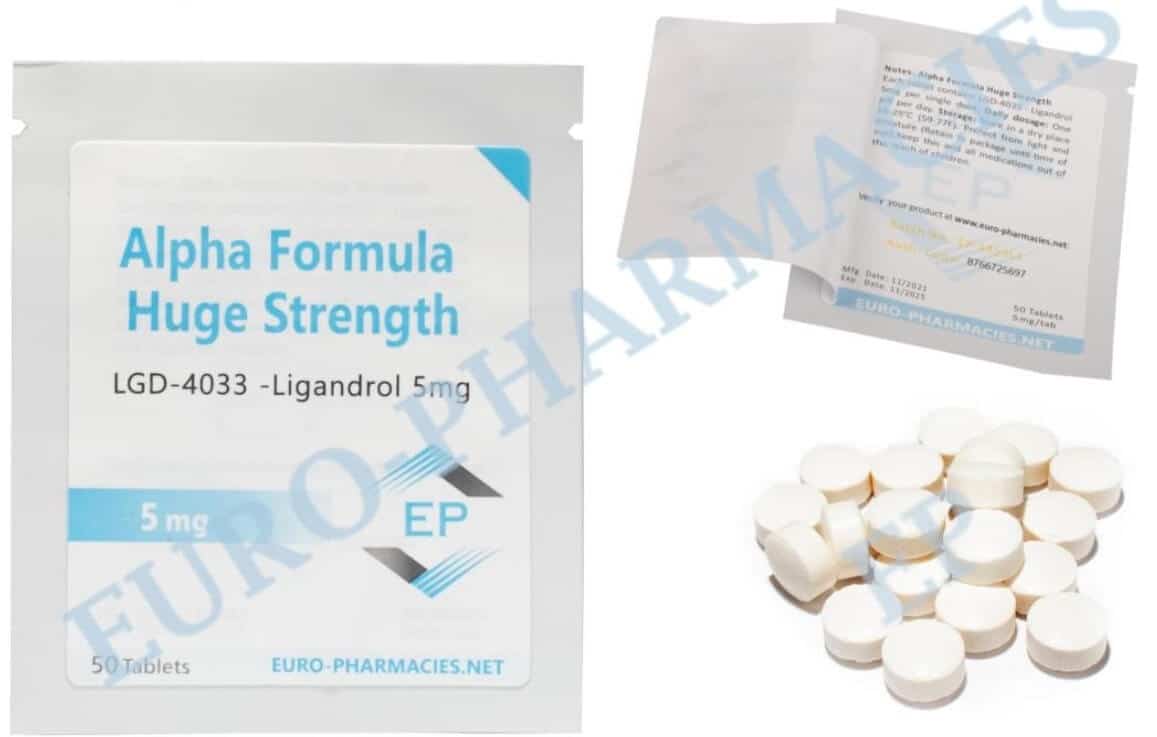 Τεράστια δύναμη (Ligandrol LGD4033) 5mg tab 50tabs Φαρμακεία σε Ευρώ, ΕΕ