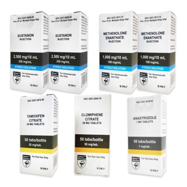 PACK MUSCLE SEC ΕΠΙΠΕΔΟ II (ΕΝΕΣΗ) HILMA SUSTANON + PRIMOBOLAN + PCT (8 ΕΒΔΟΜΑΔΕΣ)