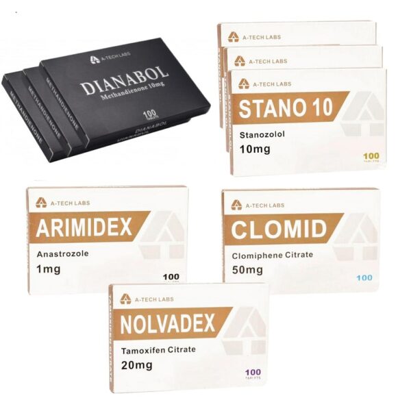 Πακέτο αύξησης μυϊκής μάζας από το στόμα, στεροειδή Dianabol, Winstrol, 8 εβδομάδες, Tech Labs 1
