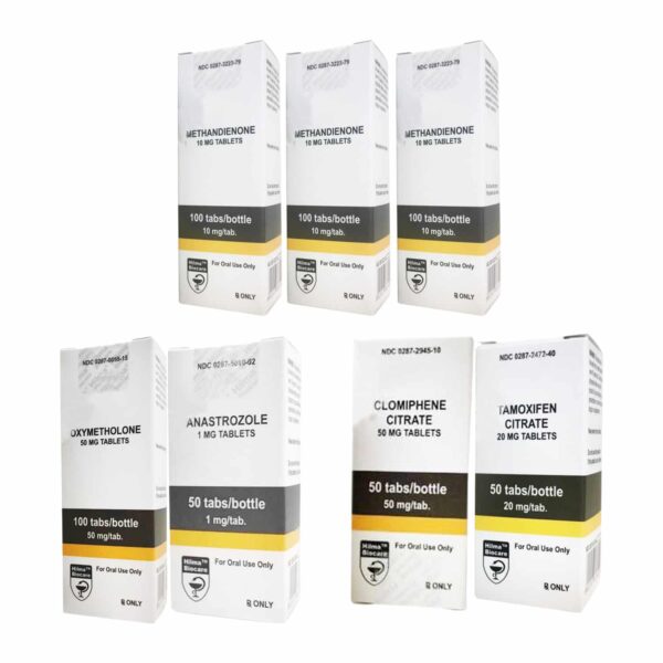 Πακέτο Απόλυτης Αύξησης Μαζικής Μάζας με Στεροειδή Dianabol + Anadrol από το Στόμα (8 Εβδομάδες) Hilma