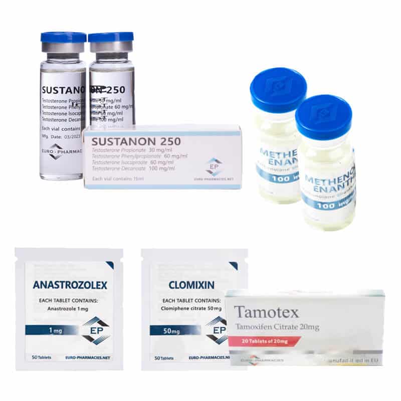Πακέτο Αύξησης Άπαχης Μάζας (ΕΝΕΣΗ) SUSTANON + PRIMOBOLAN + PCT (8 εβδομάδες) Euro Pharmacies