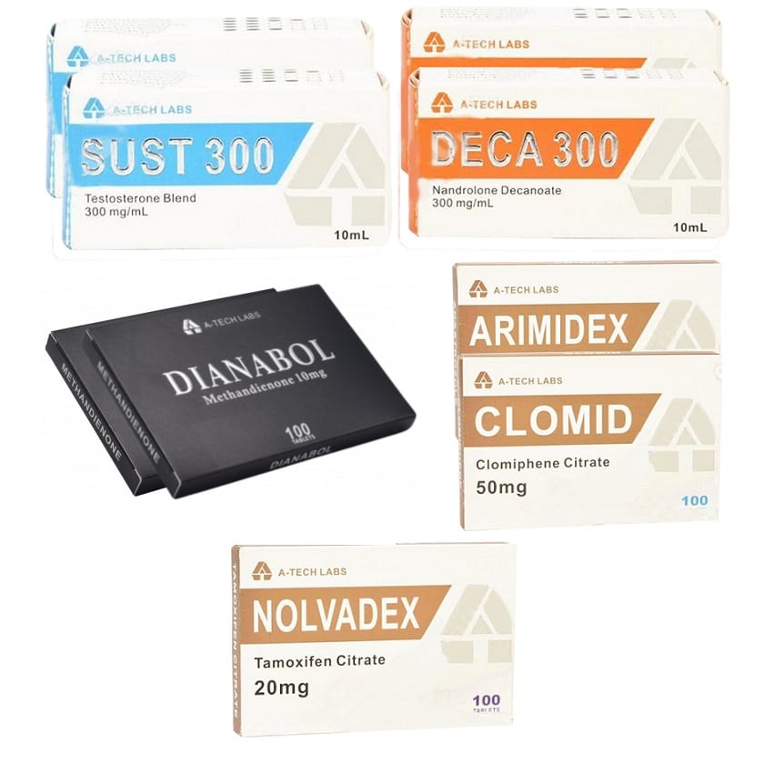 ΣΥΣΚΕΥΑΣΙΑ 2 ΚΥΚΛΩΝ ΑΥΞΗΣΗΣ ΜΑΖΑΣ SUSTANON DECA DURABOLIN DIANABOL A Tech