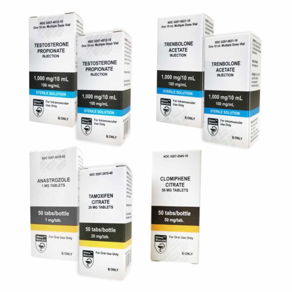 Πακέτο Hilma Lean Muscle Gain: Προπιονική τεστοστερόνη + Οξική τρενβεργολόνη + PCT (6 εβδομάδες)