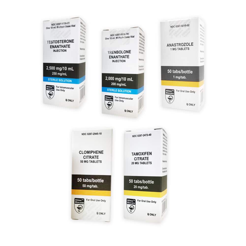 Πακέτο αύξησης μυϊκής μάζας Hilma: Ενανθική τεστοστερόνη + Ενανθική τρενβολόνη (10 εβδομάδες)