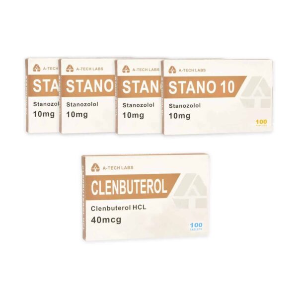 Μια ξηρή συσκευασία στεροειδών Winstrol+ Clenbuterol από το στόμα της Tech Labs (10 εβδομάδες)