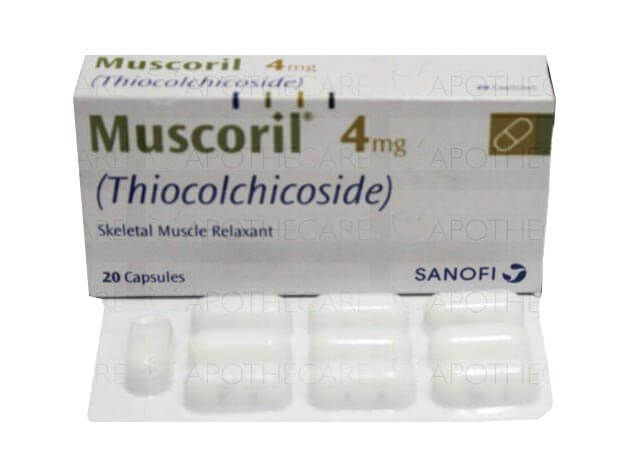 Muscoril 4mg 20 κάψουλες Sanofi