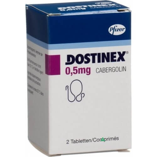 dostinex 05 mg δισκία καβεργολίνης pfizer 2 δισκία