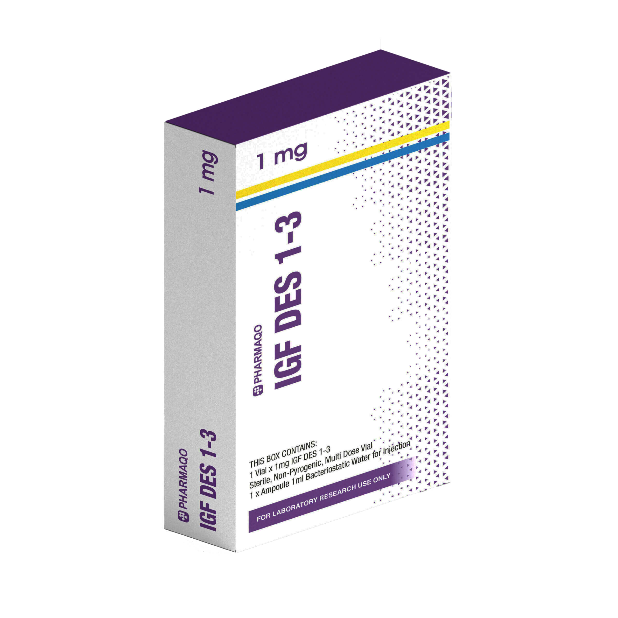 Κουτί πεπτιδίων IGF Pharmaqo σε κλίμακα