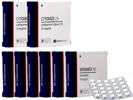 Συσκευασία 6 τεμαχίων Stanozolol T3 Cytomel από του στόματος στεροειδή 8 εβδομάδων Deus Medical 463×348
