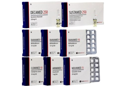 Κλασικό πακέτο αύξησης μάζας 8 εβδομάδων Sustanon Deca Dianabol Protection PCT Deus Medical 463×348