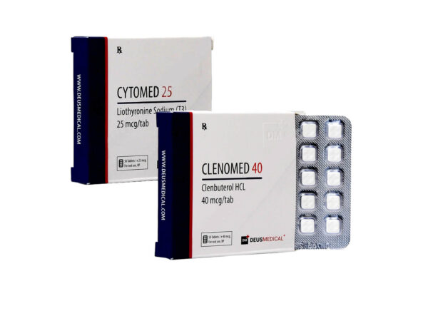 Πακέτο απώλειας βάρους για γυναίκες Deus Medical CLENBUTEROL T3 8 εβδομάδων