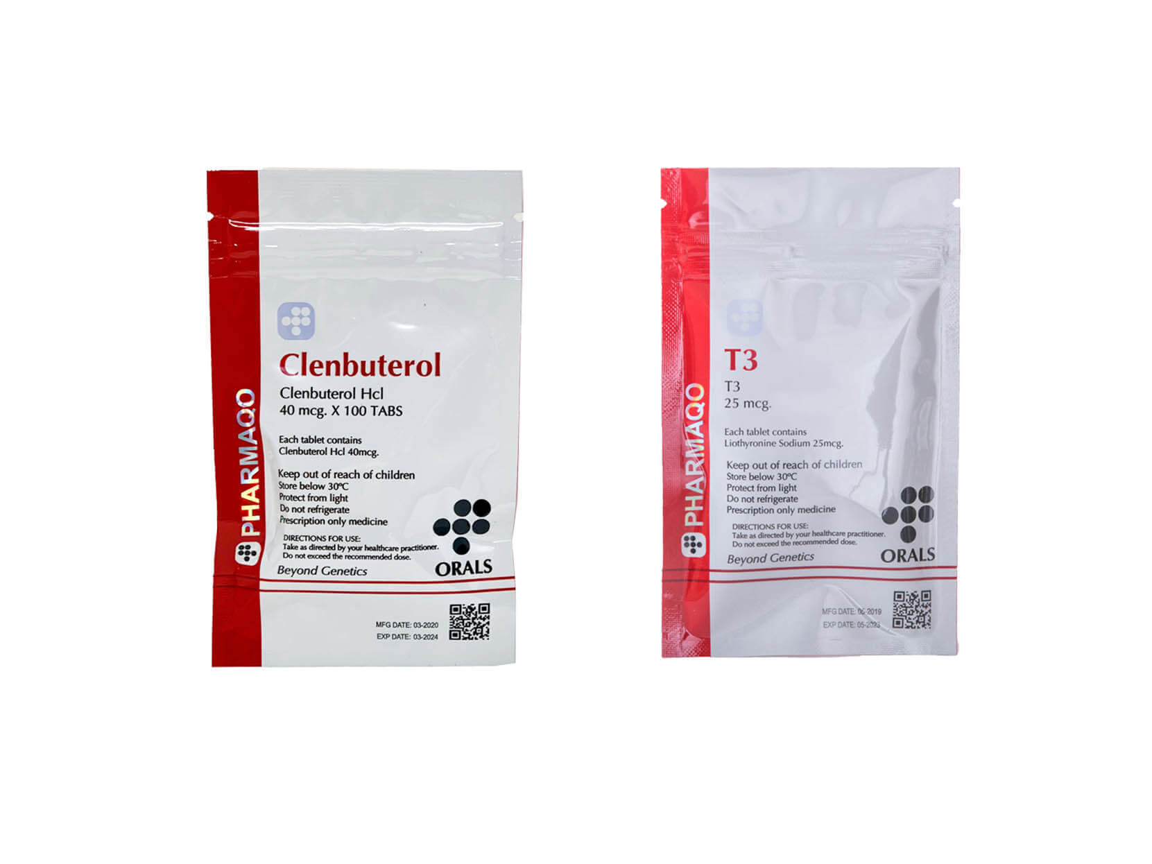 Πακέτο απώλειας βάρους για γυναίκες Pharmaqo Labs CLENBUTEROL T3 8 εβδομάδων