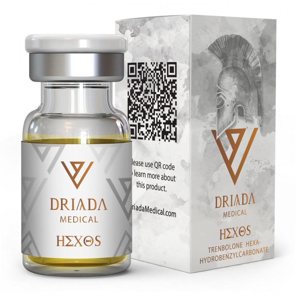 driada medical hexos τρενβολόνη εξαϋδροβενζυλ ανθρακικό φιαλίδιο 10ml