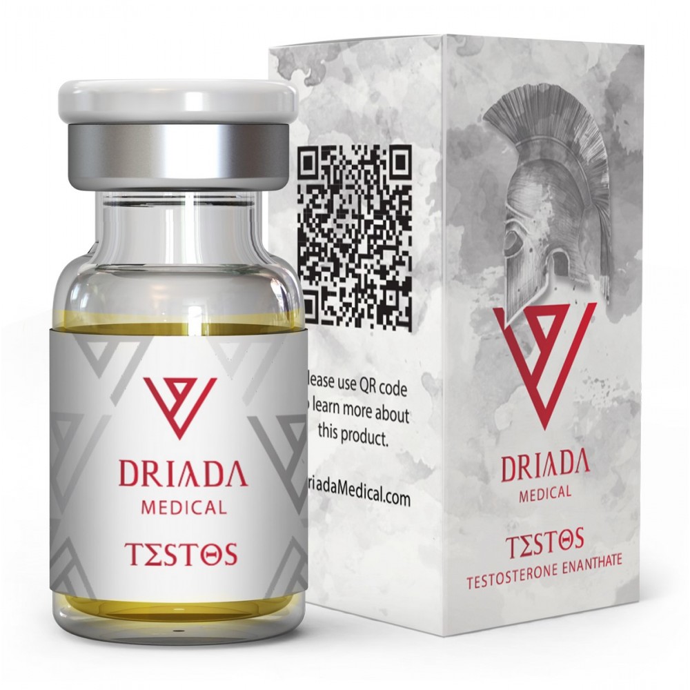 φιαλίδιο driada medical testos τεστοστερόνη enanthate 10ml