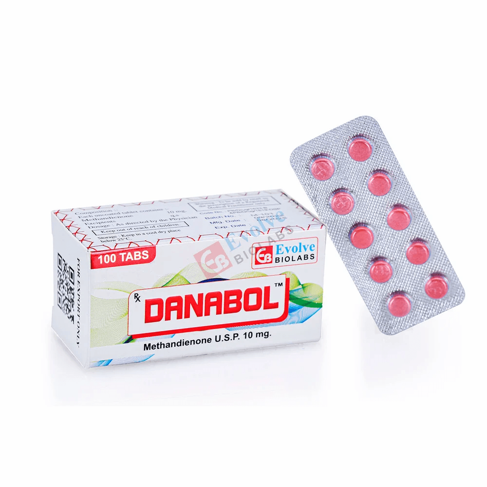 Ταμπλέτες Danabol (μεθανδιενόνη 10mg) (100 χάπια) - Evolve Biolabs