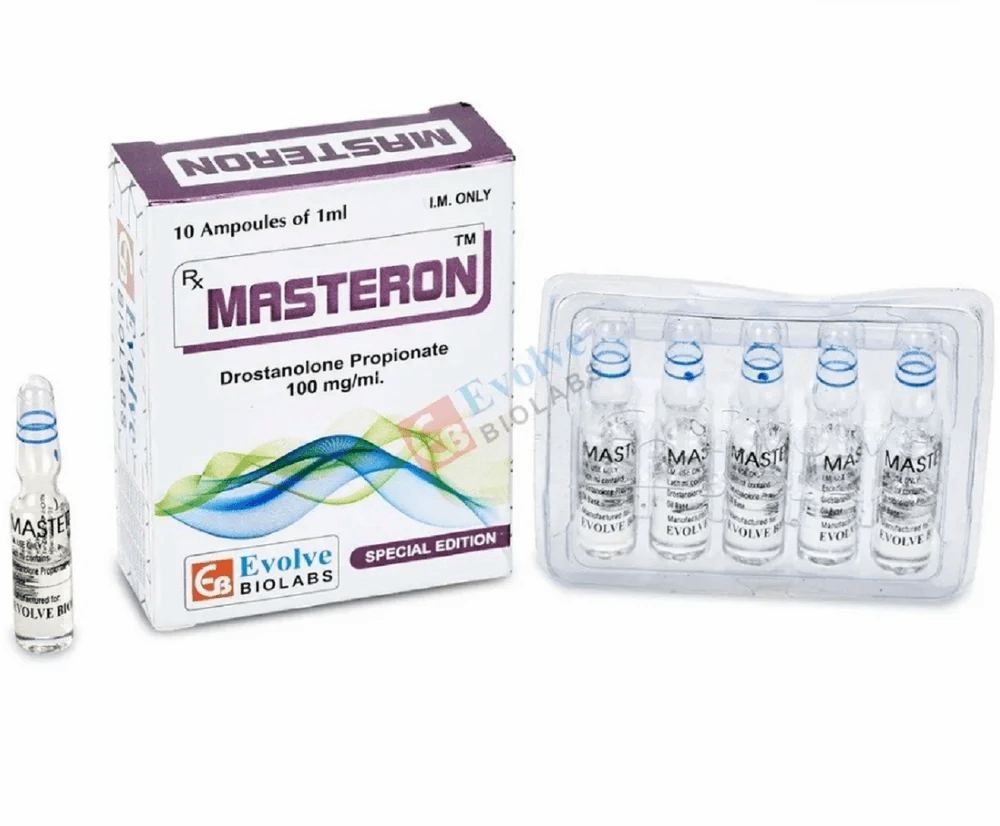 Ένεση Masteron. (Προπιονική Δροστανολόνη 100mg/ml) (10x1ml αμπούλες) - Evolve Biolabs