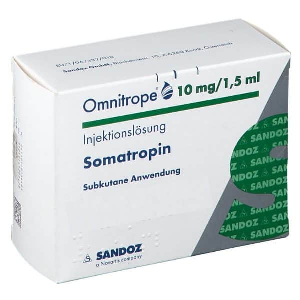 Σωματοτροπίνη Omnitrope 30 Iu 10 Mg 1,5 Ml σε χάρτινη συσκευασία Sandoz