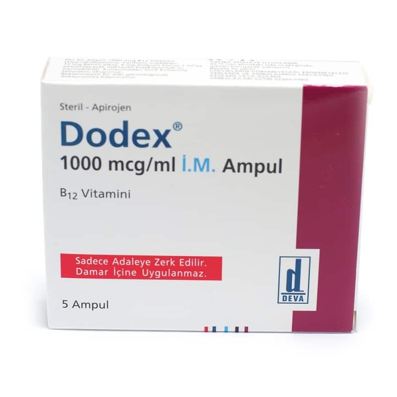 Βιταμίνη Β12 Dodex B12 1000 Mcg Ml X 5 Amp Deva