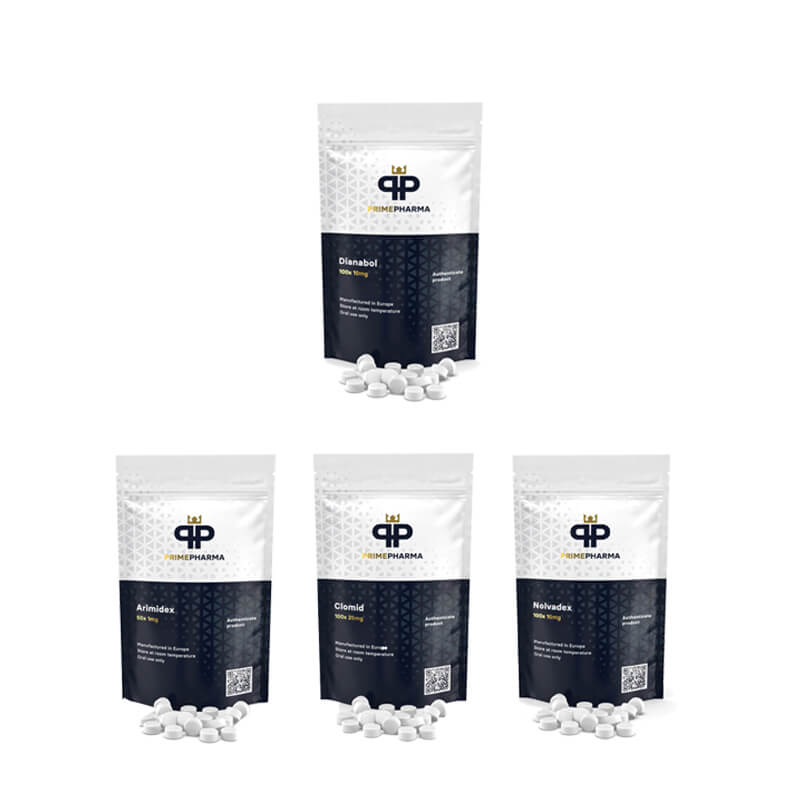 Πακέτο αύξησης βάρους (από το στόμα) DIANABOL + PROTECTION + PCT (4 εβδομάδες) PRIME PHARMA