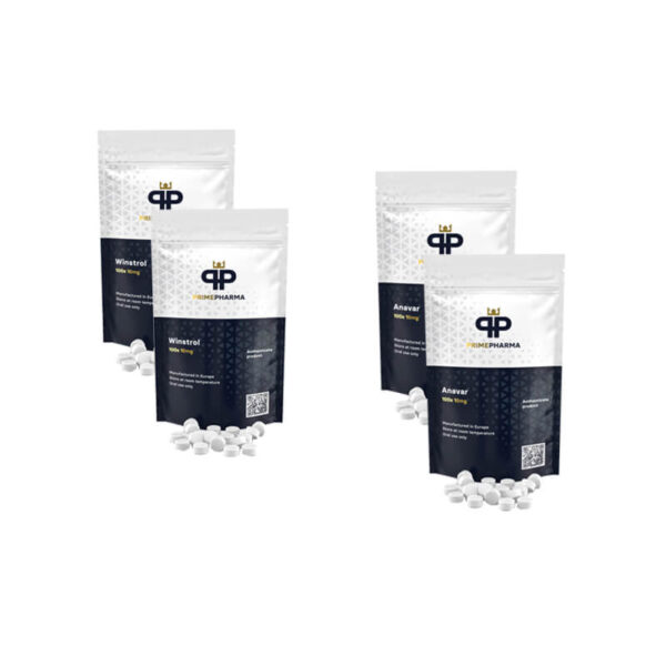 Πακέτο Αύξησης Άπαχης Μάζας: Anavar + Winstrol Στεροειδή από το Στόμα (6 εβδομάδες) PRIME PHARMA