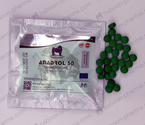 Baboon Pharma Δισκία Anadrol 50 1 για χορήγηση από το στόμα
