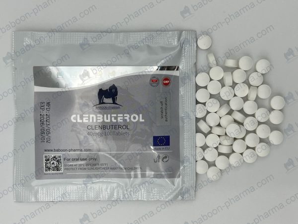 Baboon Pharma Στοματικά δισκία Κλενβουτερόλη 40 1