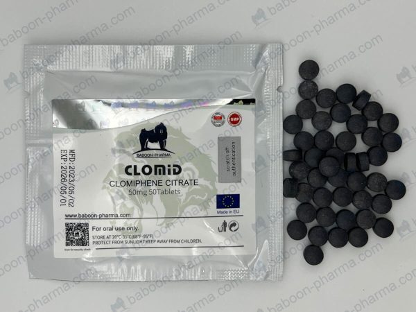Baboon Pharma Πόσιμα δισκία Clomid 50 1