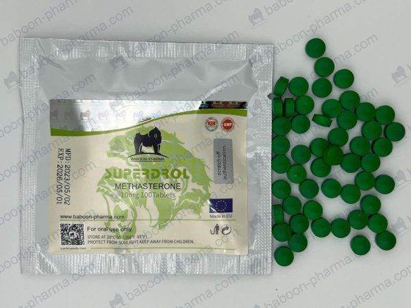 Baboon Pharma Δισκία για χορήγηση από το στόμα Superdrol 10 1