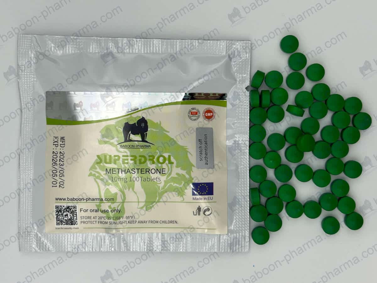 Baboon Pharma Δισκία για χορήγηση από το στόμα Superdrol 10 1