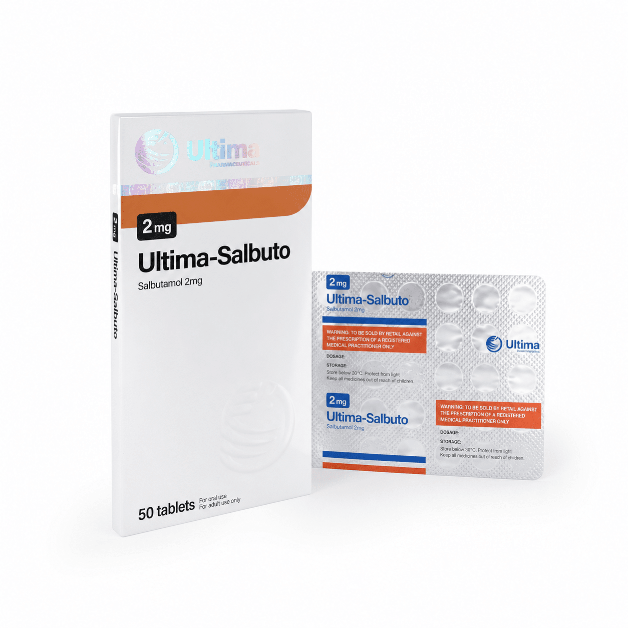 Ultima-Salbuto 2mg/στοίβα 50 χάπια - Ultima International
