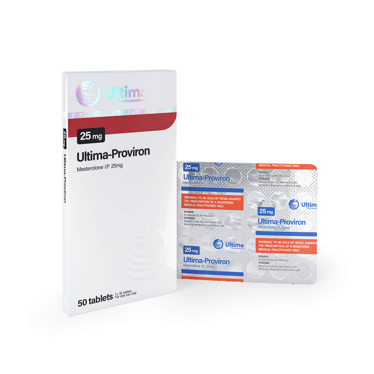 ultima proviron 50 χάπια x 25 mg
