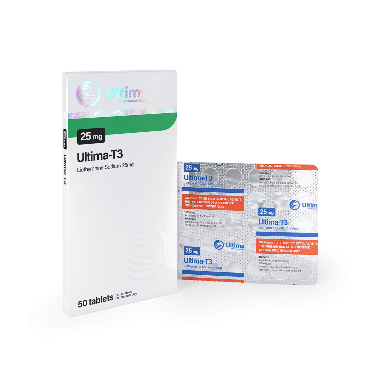 Ultima T3 50 χάπια x 25 mcg