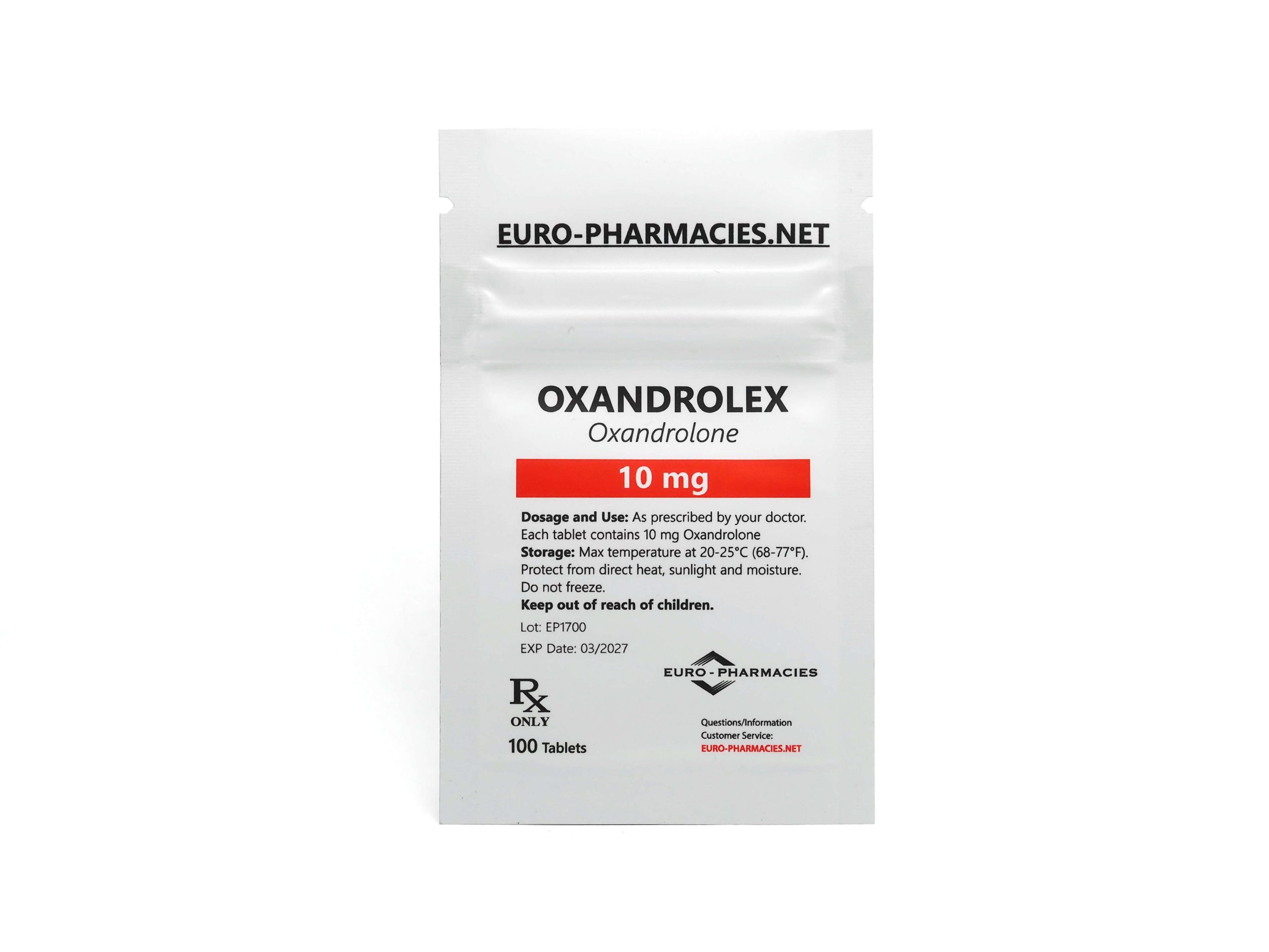 Τσάντα Europharmacies Oxandrolex 10 (Anavar)