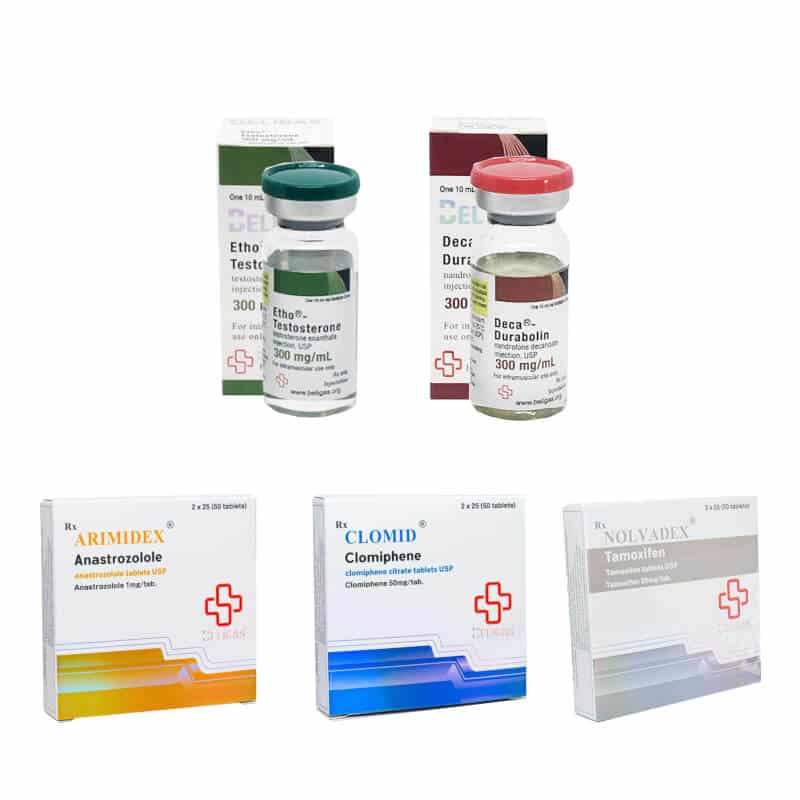 Συσκευασία όγκου 8 εβδομάδων Enanthate Deca Durabolin Beligas World