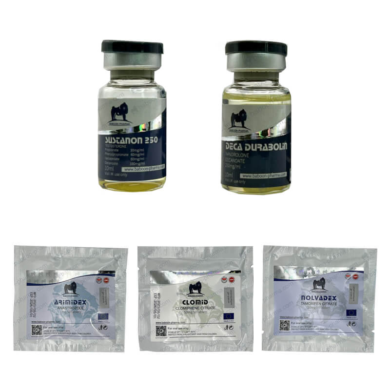 BABOON PHARMA Κλασικό πακέτο αύξησης μάζας Sustanon Deca