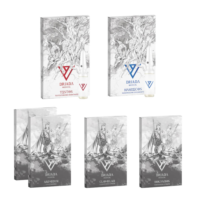 Κλασικό πακέτο αύξησης μάζας Enanthate Deca (8 εβδομάδες) DRIADA MEDICAL