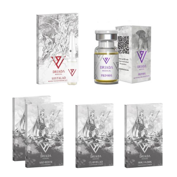 Πακέτο Ξηρής Αύξησης Μάζας DRIADA MEDICAL Sustanon Primobolan (8 εβδομάδες)