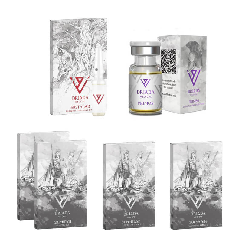 Πακέτο Ξηρής Αύξησης Μάζας DRIADA MEDICAL Sustanon Primobolan (8 εβδομάδες)