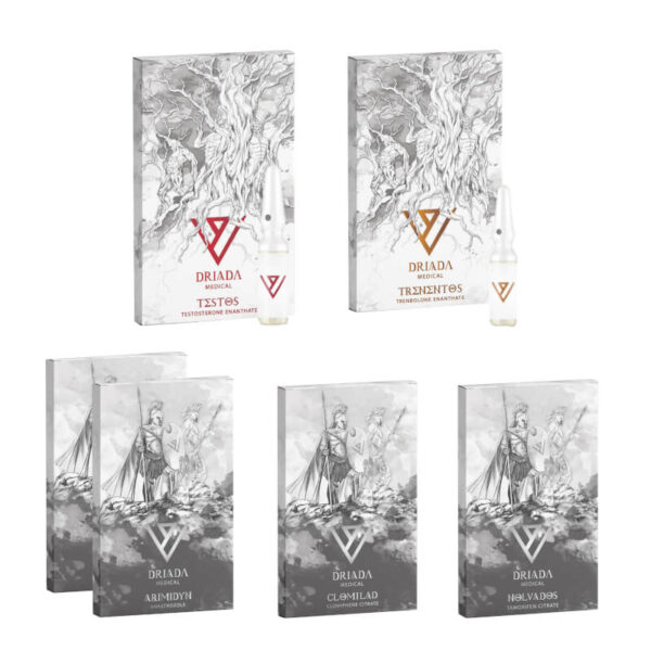 Πακέτο αύξησης άλιπης μάζας DRIADA MEDICAL: Ενανθική τεστοστερόνη, Ενανθική τρενβολόνη (10 εβδομάδες)