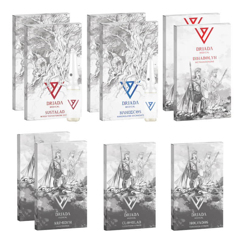Προηγμένο πακέτο αύξησης μάζας DRIADA MEDICAL Sustanon Deca Dianabol 8 εβδομάδες