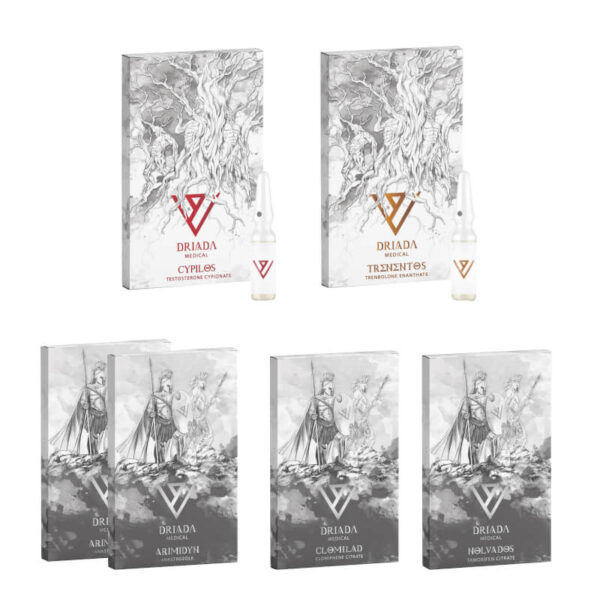 Πακέτο Ξηρής Μάζας Κυπιονική Τεστοστερόνη Τρεμπολόνης Ενανθική (10 Εβδομάδες) DRIADA MEDICAL