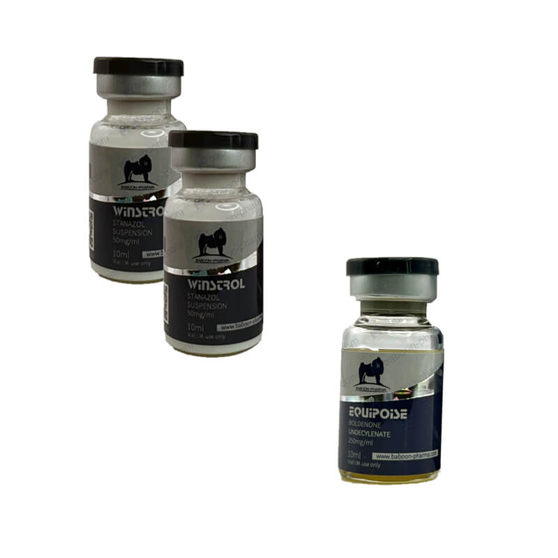 Πακέτο αντοχής Boldenone Winstrol Ενέσιμα στεροειδή Baboon Pharma