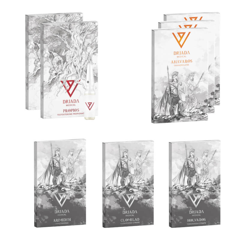Πακέτο ενδυνάμωσης 6 εβδομάδων Anavar Test P, Driada Medical Oral Steroids
