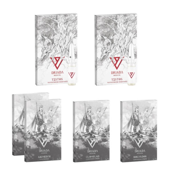Πακέτο Αύξησης Μάζας (8 εβδομάδες) Ενανθική Τεστοστερόνη + Προστασία + PCT DRIADA MEDICAL