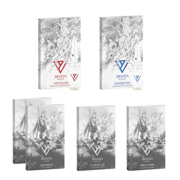 Συσκευασία αύξησης μάζας ΕΠΙΠΕΔΟ Ι ΕΝΕΣΗ SUSTANON DECA PCT 8 εβδομάδες Driada