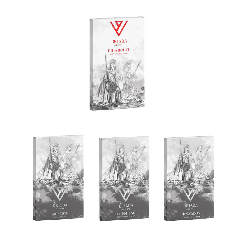 Πακέτο Αύξησης Μάζας (Στοματικής Χρήσης) Dianabol + Προστασία + PCT (4 εβδομάδες) Driada Medical