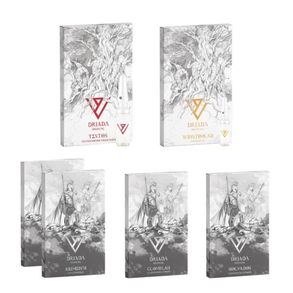 Συσκευασία αύξησης ξηρής μάζας ΕΠΙΠΕΔΟ Ι ΕΝΕΣΗ ENANTHATE WINSTROL PROTECTION PCT 8 εβδομάδες Driada Medical