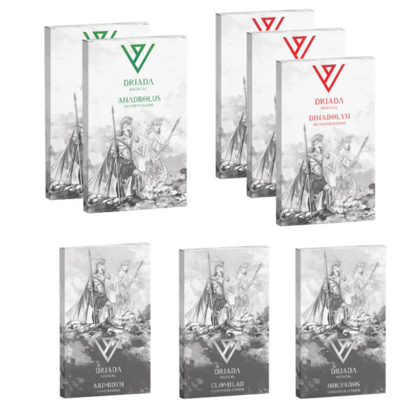 Πακέτο Απόλυτης Αύξησης Μάζας με Dianabol + Anadrol από του στόματος στεροειδή (8 εβδομάδες) Driada Medical