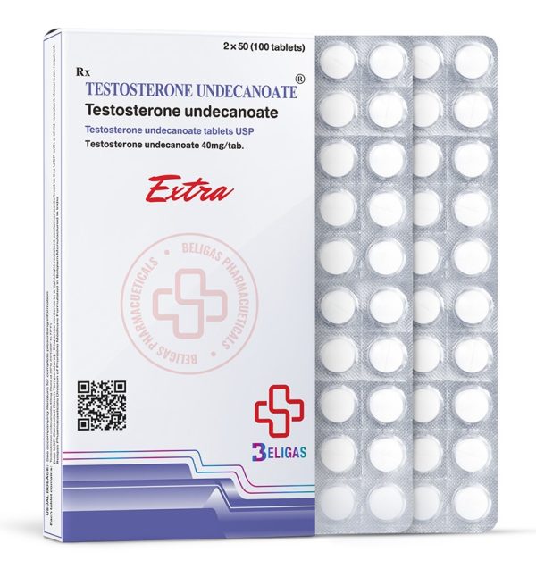 Ενδεκανοϊκή τεστοστερόνη 40 mg 100 δισκία