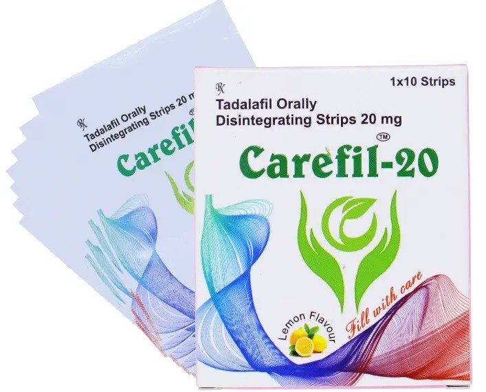 Carefill 20mg ODS Ταδαλαφίλη ODS 100 δισκία Φαρμακείο ΕΕ